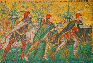 Mosaic of Three Magi