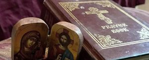 Prayer book and icons