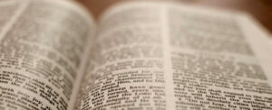 Bible pages