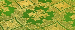 Green brocade